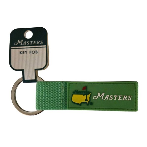 MASTERS Golf Tournament Key Fob, OFFICIAL, Bright Green, 3", Augusta National 20 - Picture 2 of 3